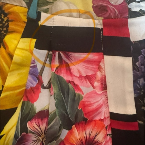 DOLCE & GABBANA Printed Silk Crêpe Wide-Leg Pants Sz 36 NWT - Picture 8 of 10